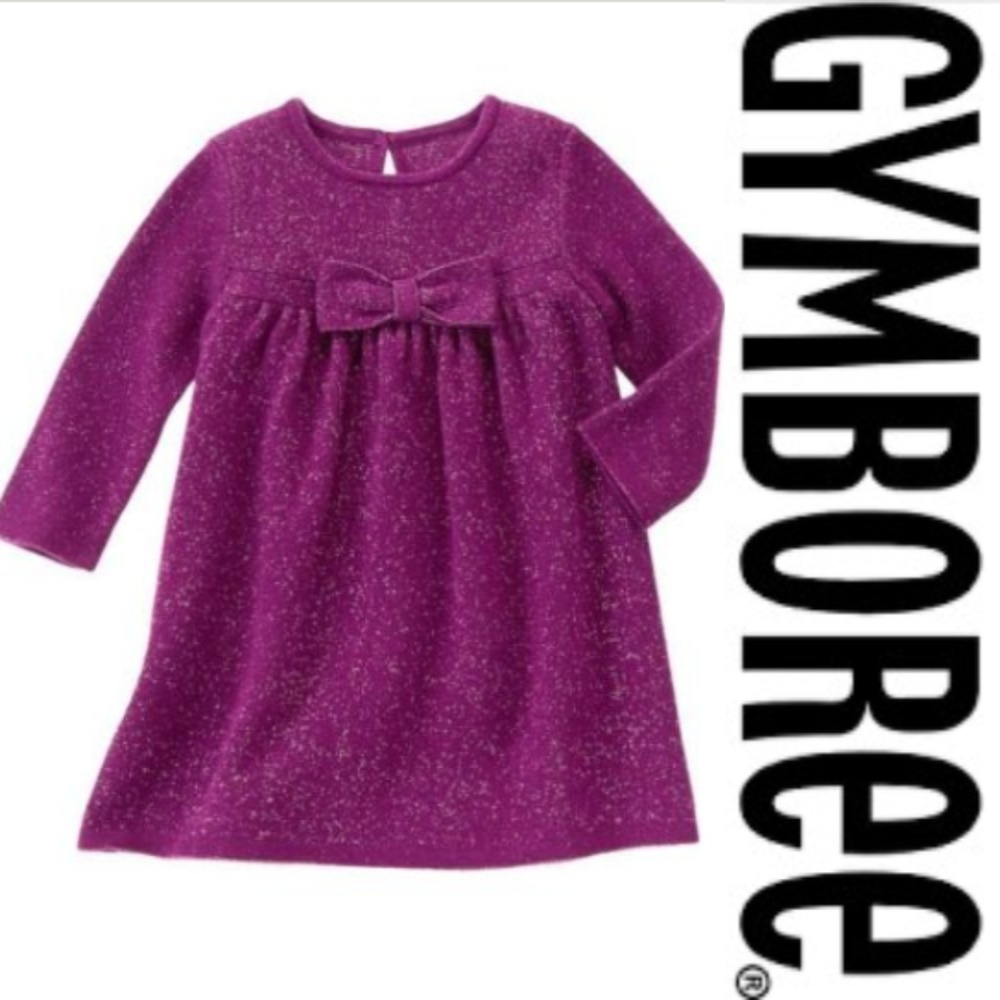 Gymboree Sweater Dress Girls Long Sleeve Bow 12-18